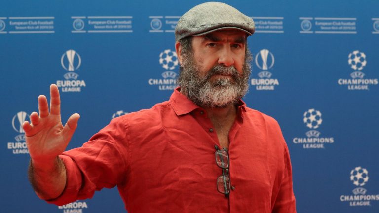 Eric Cantona sends internet into overdrive after walking off TV set live on air on Man Utd vs Fulham punditry duty – but all is not as it seems