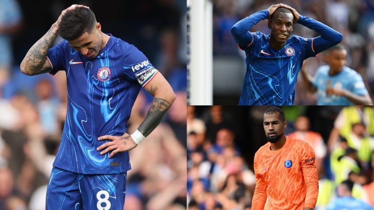 Chelsea player ratings vs Man City: Enzo Fernandez falls flat as Nicolas Jackson and Robert Sanchez struggle in miserable debut for Enzo Maresca