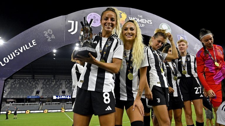 Alisha Lehmann already has her first Juventus trophy! Swiss star revels in Women's Cup final victory over Palmeiras as Italian club wrap up U.S. tour in style