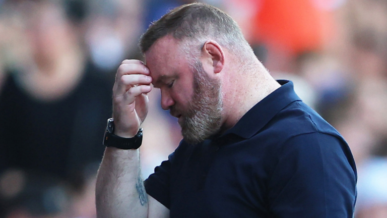 ‘Spits on the floor in disgust!’ – Wayne Rooney ‘let down’ by Plymouth star as Man Utd legend left ‘disappointed and frustrated’ at battling to Championship point with nine men