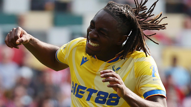 Referee admits ‘mistake’ to Eberechi Eze after controversial disallowed goal – with Crystal Palace star denied stunning 30-yard free-kick strike versus Brentford