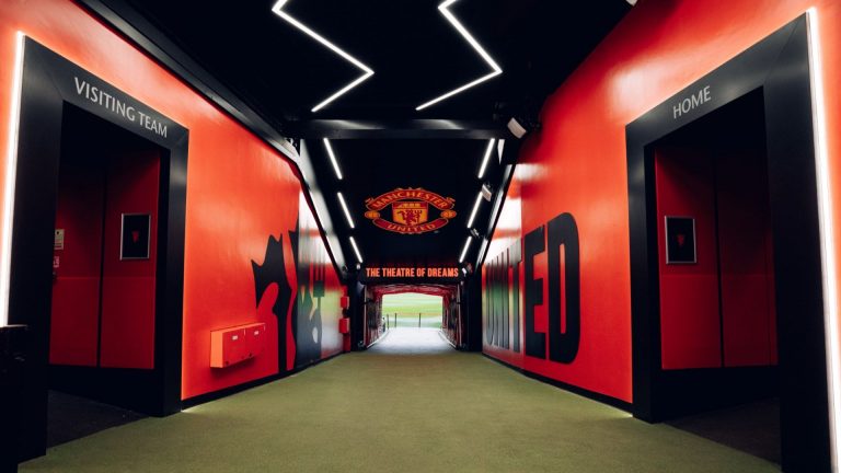 VIDEO: Old Trafford tunnel gets much-needed makeover as Man Utd reveal shocking before and after photos following renovation works