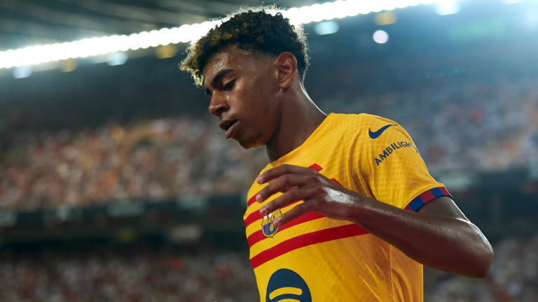 Everyone loves Lamine Yamal! Hansi Flick reveals plans for teenaged star's new role as Euro 2024 hero is applauded by Valencia fans in La Liga opener