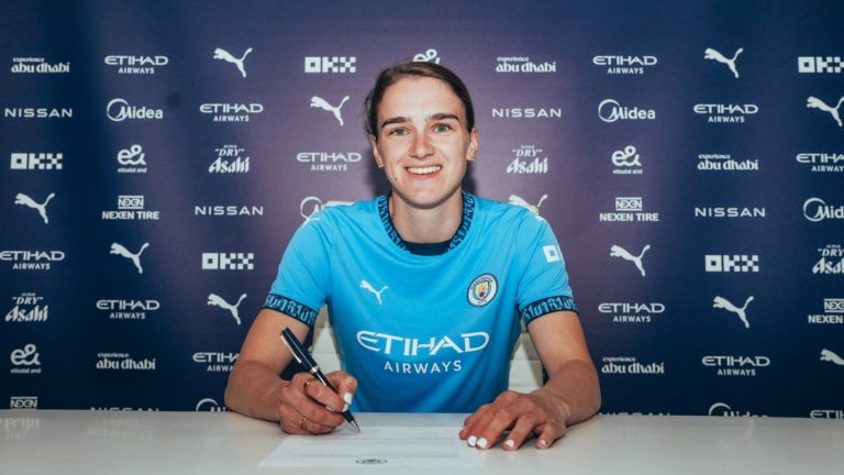 'I already made a bet with Beth about it!' – Vivianne Miedema admits she's happy to get Arsenal return 'out the way' as she prepares to face partner Mead & ex-club on WSL opening day after Man City transfer