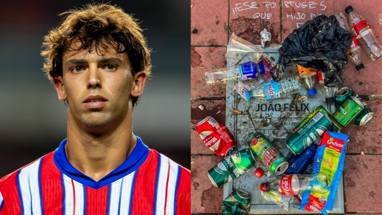 Joao Felix's plaque vandalised AGAIN by Atletico Madrid fans at Metropolitano Stadium following 'perfect' Chelsea transfer