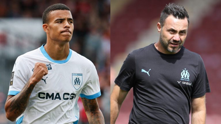 Roberto De Zerbi says Mason Greenwood has 'put an end' to controversy over Marseille move from Man Utd with debut goals