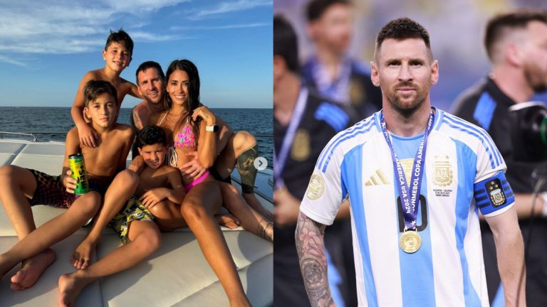 Lionel Messi shares summer snaps as Inter Miami superstar enjoys sun-soaked time off with wife Antonela Roccuzzo and three sons