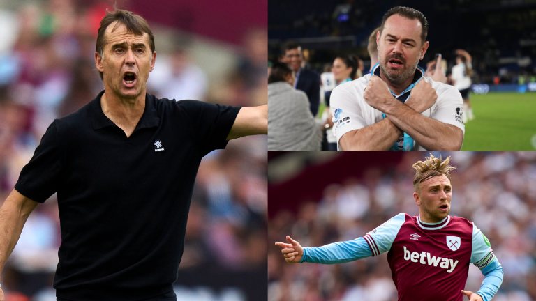 'Depends on your daughter!' – Julen Lopetegui responds to Danny Dyer demanding he build West Ham team around Jarrod Bowen as he calls on former EastEnders actor to 'push' England star's fiancée Dani