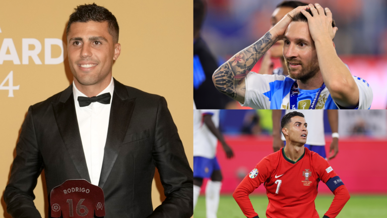 Rodri snubs Lionel Messi and Cristiano Ronaldo in GOAT debate as Euro 2024 winner names Manchester City team-mate the greatest of all time