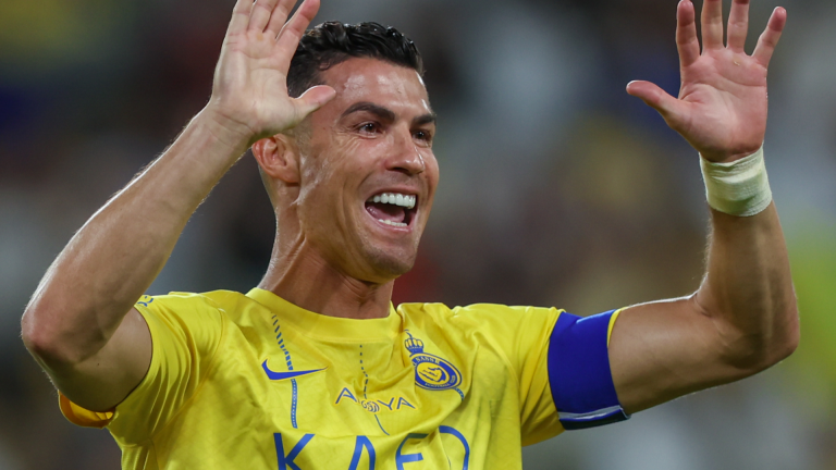 Cristiano Ronaldo embraces Al-Nassr team-mates as legendary Portuguese forward reveals it's 'good to be back' following Euro 2024 flop