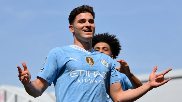 Julian Alvarez set to leave Man City in club-record £82m transfer as Atletico Madrid reach total agreement for Argentina forward