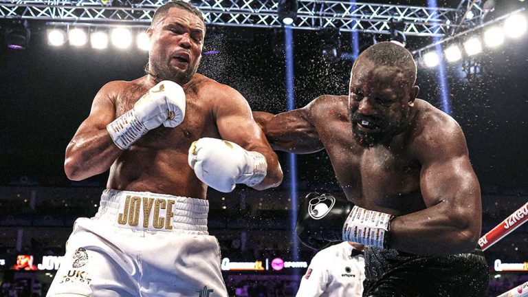 Derek Chisora beats Joe Joyce on points after 10-round slugfest