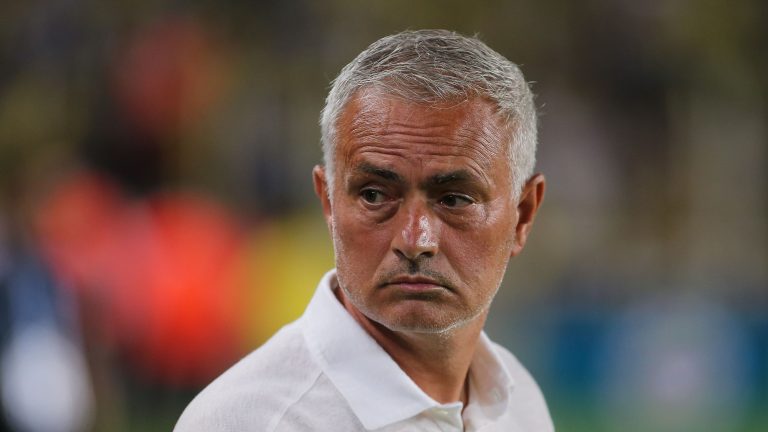 Classic Jose Mourinho! Legendary ex-Chelsea & Real Madrid boss shown yellow card just 20 minutes into first Turkish league match in charge of Fenerbahce