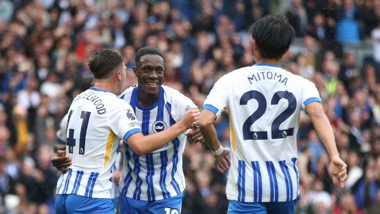 The scourge of Man Utd! Ex-Red Devil Danny Welbeck sets unique record as he plunders 100th career goal against his former employers for Brighton