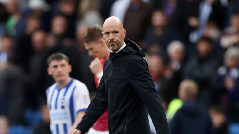 'Absolutely criminal!' – Man Utd fans left apoplectic & turn on Erik ten Hag as shocking defending sees Red Devils slip to last-ditch defeat at Brighton