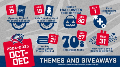 Blue Jackets announce 2024-25 theme nights and ticket packages