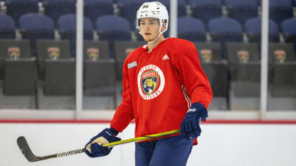 Panthers expecting defenseman prospect Hovorka to take 'big step'