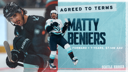 Seattle Kraken Agree to Terms with Matty Beniers on a Seven-Year Contract