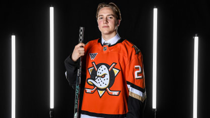 Solberg pushing forward after historic NHL Draft selection by Ducks