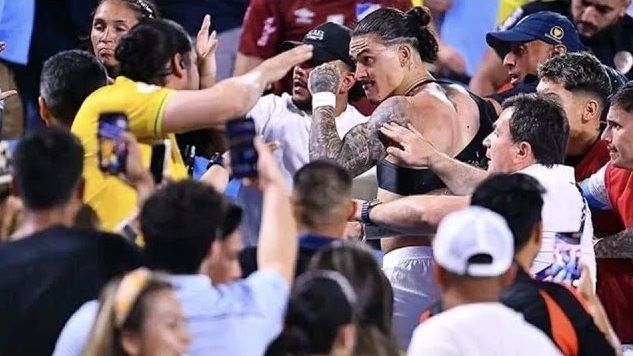 Liverpool star Darwin Nunez hit with lengthy ban for his role in Copa America brawl after Uruguay's semi-final loss to Colombia