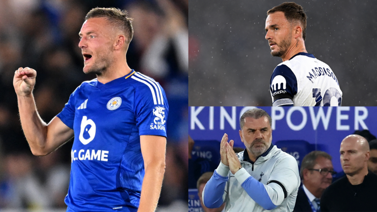 Jamie Vardy is back! Leicester striker rescues point for Foxes as Tottenham suffer frustrating start to Premier League season