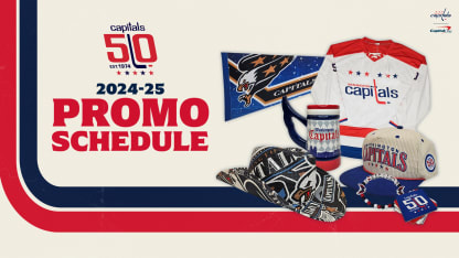 Capitals Announce 2024-25 Promotional Calendar 