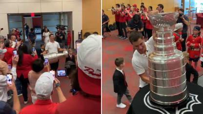 Rodrigues brings Stanley Cup back to Boston University