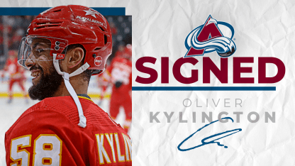 Avalanche Signs Kylington